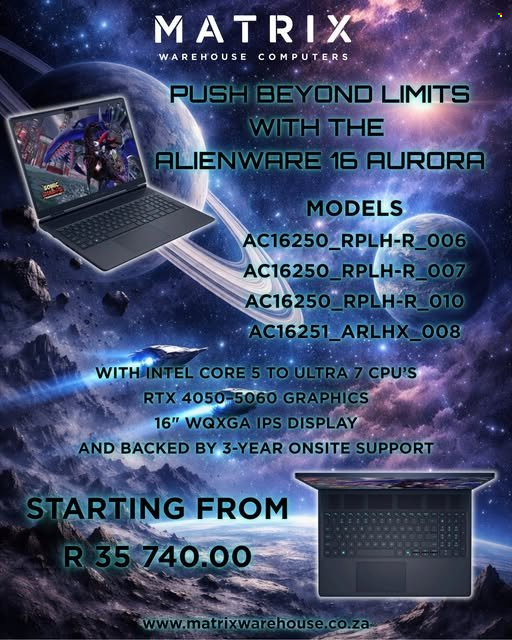 Matrix Warehouse specials. Page 1