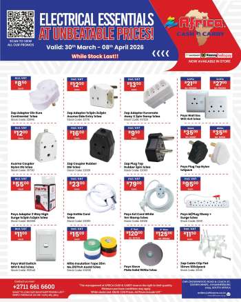 thumbnail - Africa Cash & Carry catalogue - Monday promo
