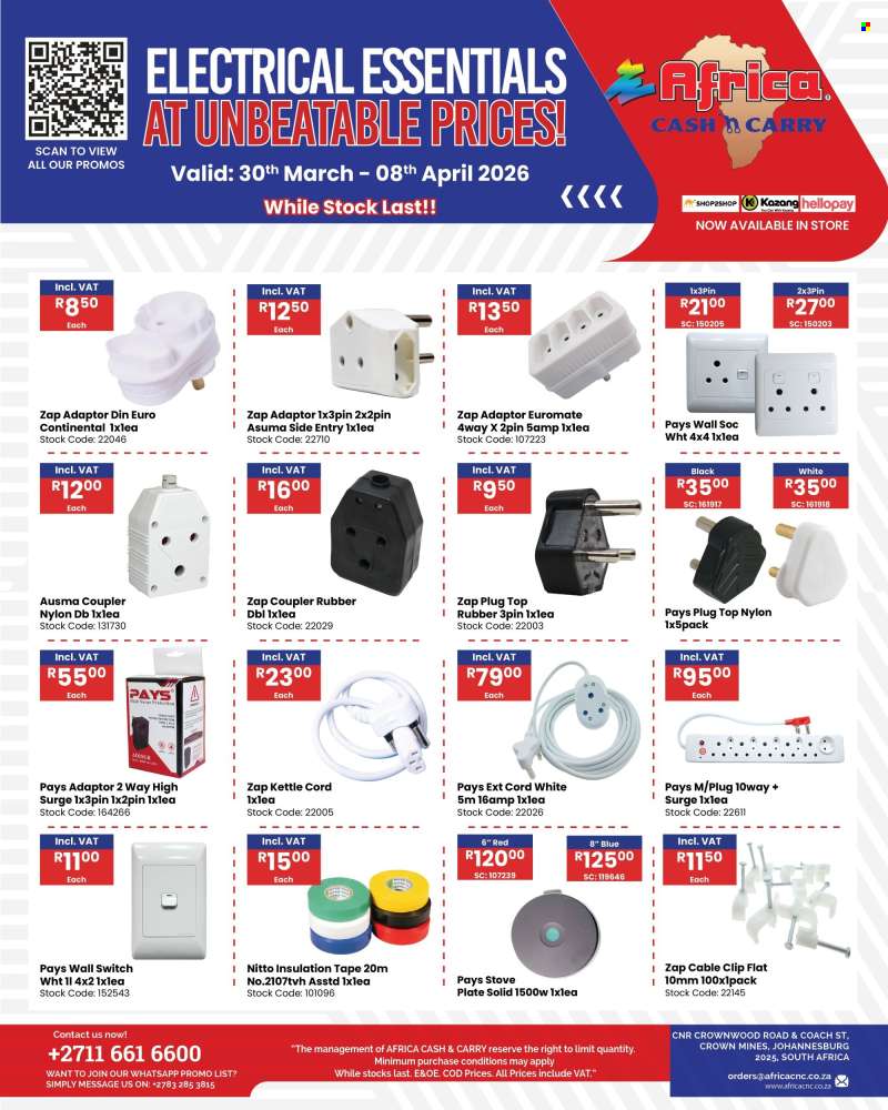 Africa Cash & Carry catalogue  - 30/03/2026 - 08/04/2026.