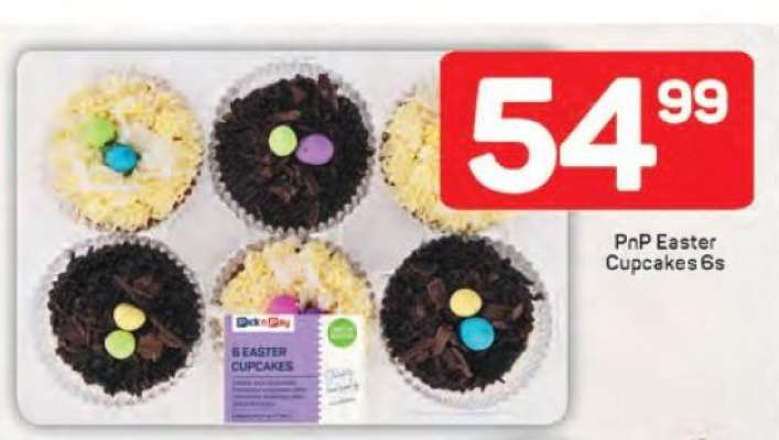 PnP Easter Cupcakes 6s