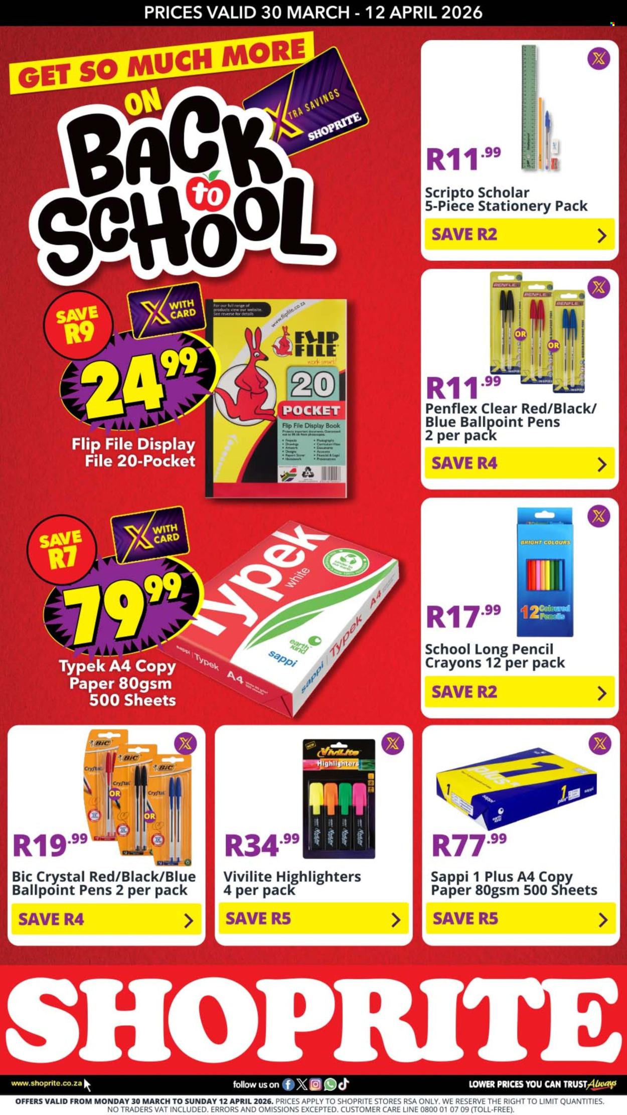Shoprite specials - 30/03/2026 - 12/04/2026. Page 1