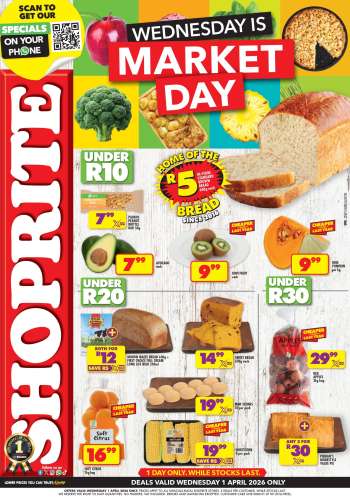 Shoprite catalogue  - 01/04/2026 - 01/04/2026.