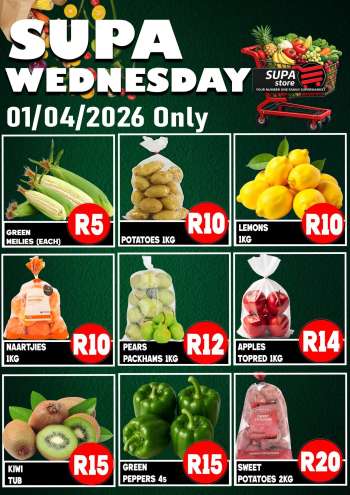 Supa Store catalogue  - 01/04/2026 - 01/04/2026.