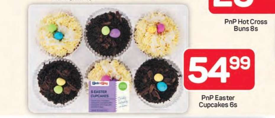 PnP Easter Cupcakes 6s
