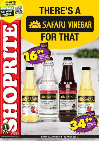 Shoprite catalogue  - 01/04/2026 - 30/04/2026.