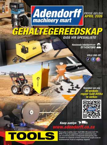 Adendorff Machinery Mart catalogue  - 01/04/2026 - 30/04/2026.