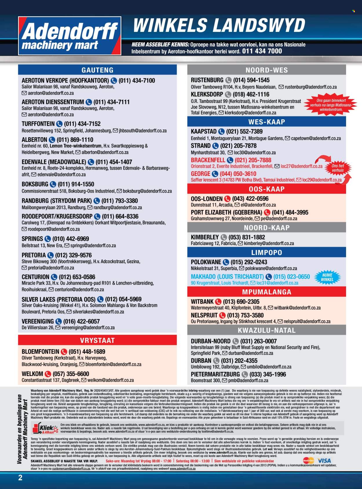 Adendorff Machinery Mart specials - 01/04/2026 - 30/04/2026. Page 4