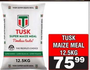 TUSK MAIZE MEAL 12.5KG