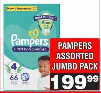 PAMPERS ASSORTED JUMBO PACK