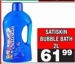 SATISKIN BUBBLE BATH 2L