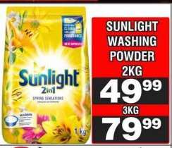 SUNLIGHT WASHING POWDER 2KG