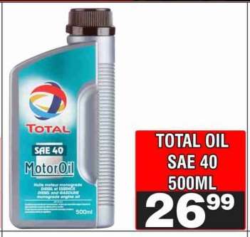 TOTAL OIL SAE 40 500ML
