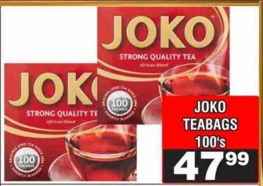 JOKO TEABAGS 100's
