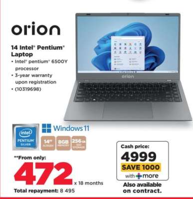 orion 14 Intel® Pentium® Laptop