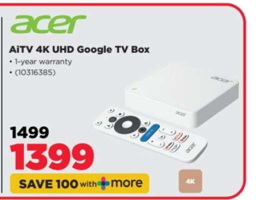 Acer AITV 4K UHD Google TV Box