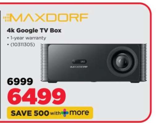 Maxdorf 4k Google TV Box