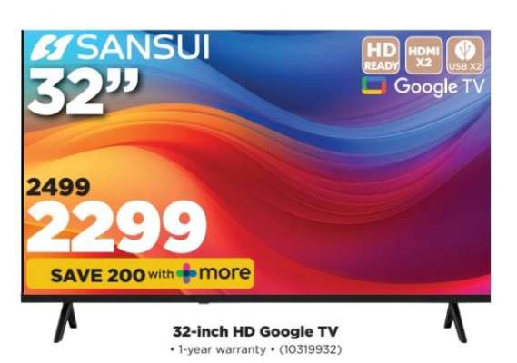Sansui 32-inch HD Google TV