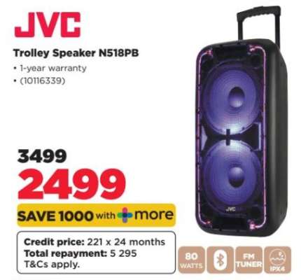 JVC Trolley Speaker N518PB