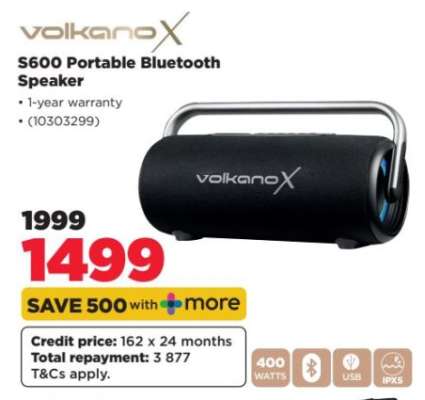 VolkanoX S600 Portable Bluetooth Speaker