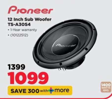 Pioneer 12 Inch Sub Woofer TS-A30S4