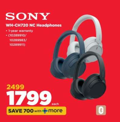 Sony WH-CH720 NC Headphones