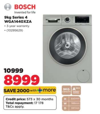 Bosch 9kg Series 4 WGA1440XZA