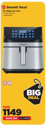 Bennett Read 10L Digital Air Fryer