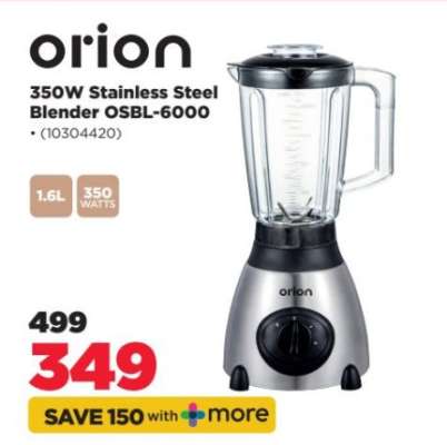 orion 350W Stainless Steel Blender OSBL-6000