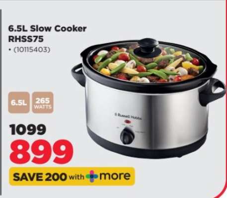 6.5L Slow Cooker RHSS75