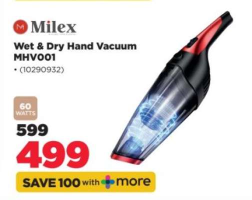 Milex Wet & Dry Hand Vacuum MHV001