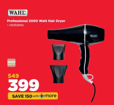 WAHL Professional 2000 Watt Hair Dryer