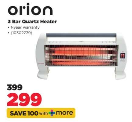 Orion 3 Bar Quartz Heater