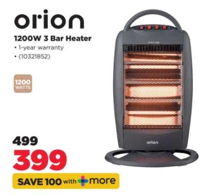orion 1200W 3 Bar Heater