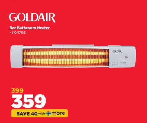 Goldair Bar Bathroom Heater