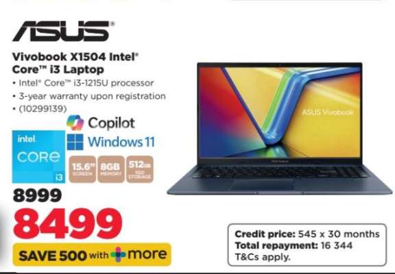 ASUS Vivobook X1504 Intel Core i3 Laptop