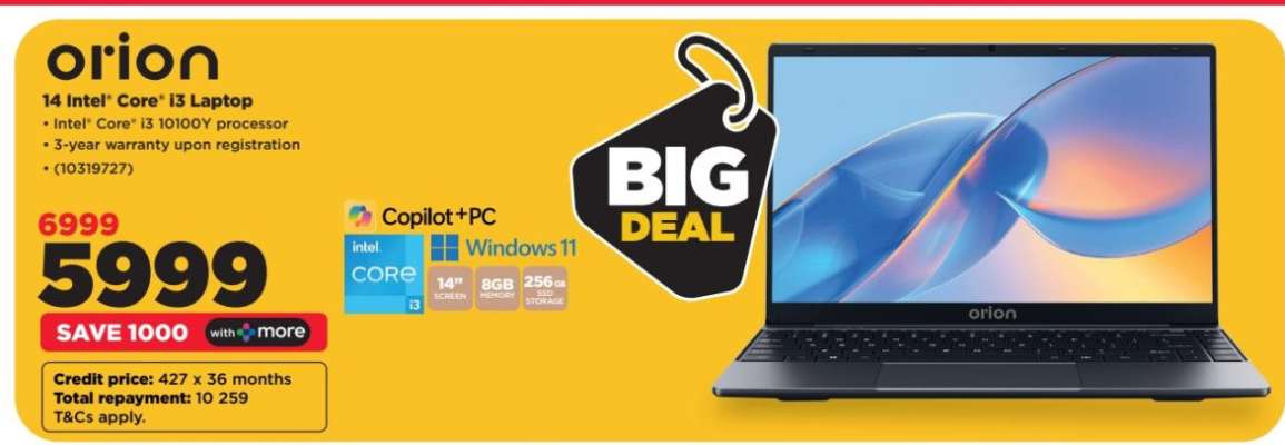 orion 14 Intel Core i3 Laptop