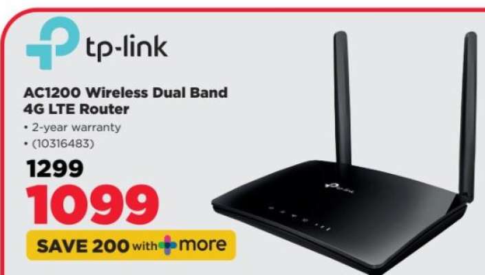 tp-link AC1200 Wireless Dual Band 4G LTE Router