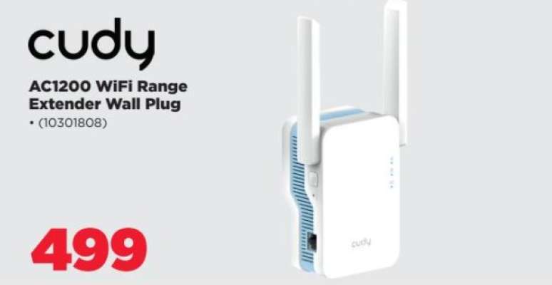 cudy AC1200 WiFi Range Extender Wall Plug