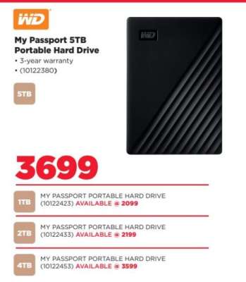 My Passport 5TB Portable Hard Drive