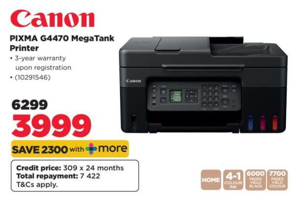 Canon PIXMA G4470 MegaTank Printer