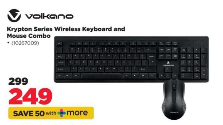 Volkano Krypton Series Wireless Keyboard And Mouse Combo
