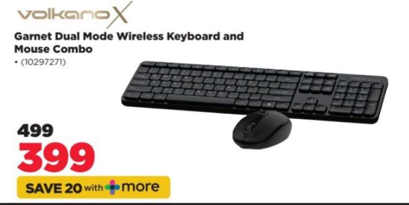 VolkanoX Garnet Dual Mode Wireless Keyboard and Mouse Combo