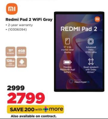 Redmi Pad 2 WiFi Gray