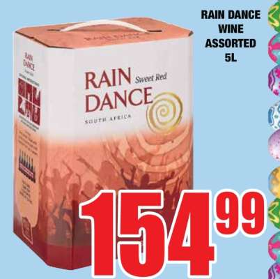 RAIN DANCE Wine Assorted 5L