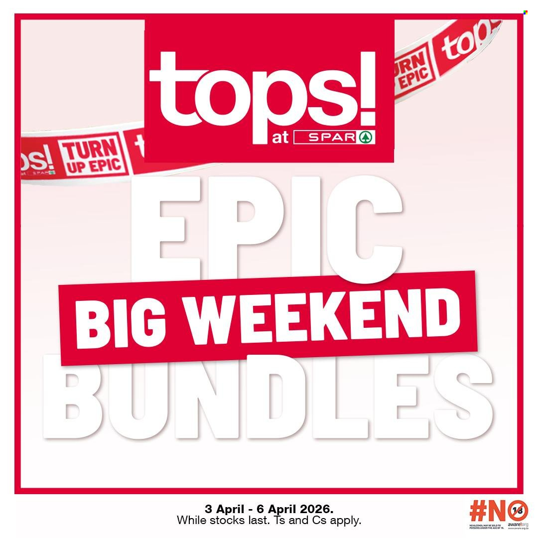 TOPS at SPAR specials - 03/04/2026 - 06/04/2026. Page 1