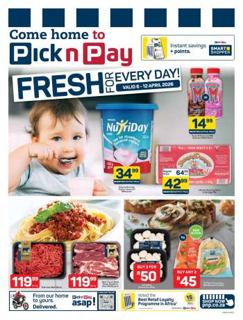Pick n Pay catalogue  - 06/04/2026 - 12/04/2026.