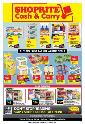 Shoprite catalogue  - 06/04/2026 - 19/04/2026.