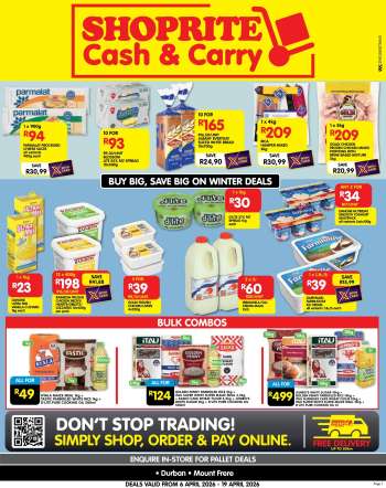Shoprite catalogue  - 06/04/2026 - 19/04/2026.