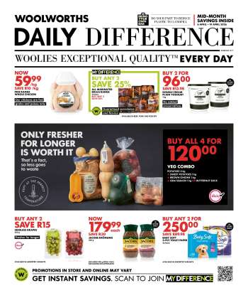 Woolworths catalogue  - 06/04/2026 - 19/04/2026.