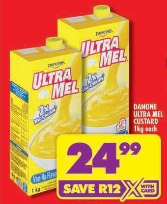 DANONE ULTRA MEL CUSTARD 1kg each